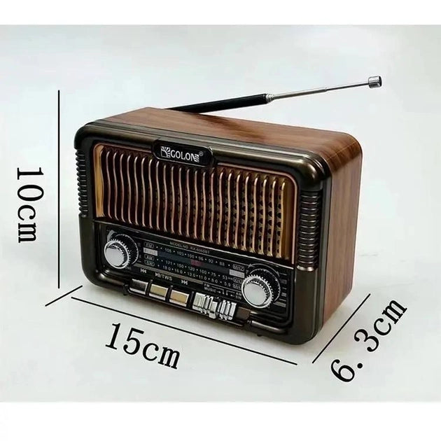 Radio Retro Golon RX-6060BT: La Música de Ayer y Hoy, Siempre a tu Alcance