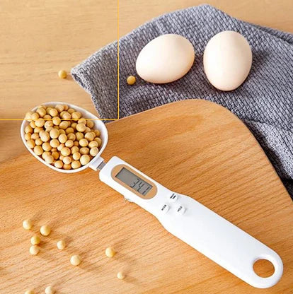 ¡Mide todo con precisión! Cuchara báscula digital: ideal para recetas y dietas