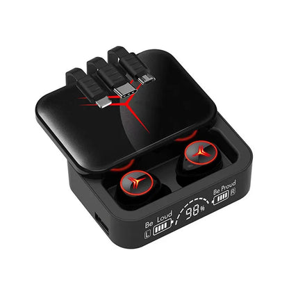 Power Bank con Auriculares: ¡Carga y Sonido en un Solo Dispositivo!