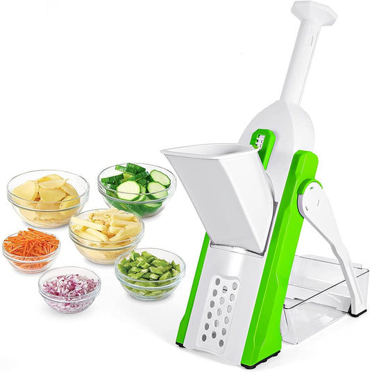¡Versatilidad en tu cocina! Cortador de verduras multifuncional: cortes perfectos siempre